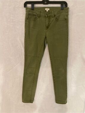 J. Crew Women’s Olive Green Skinny Jeans